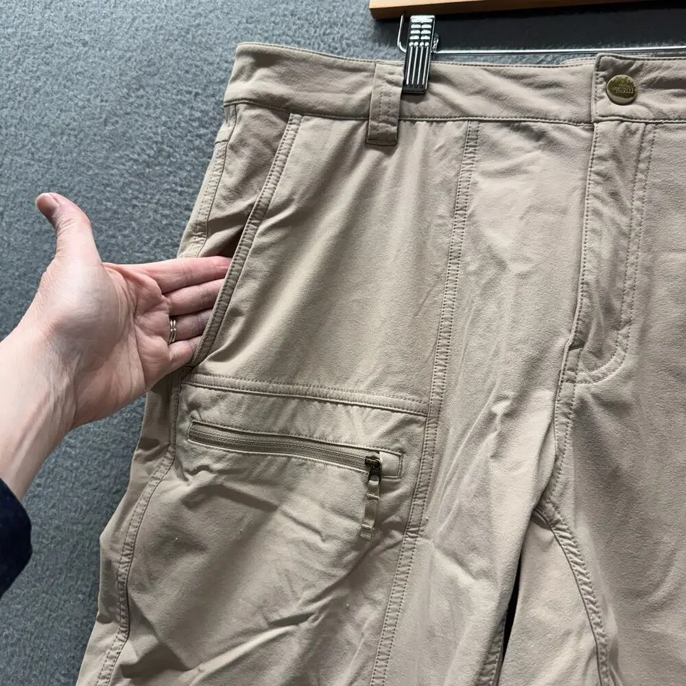 The‎ North Face Cargo Shorts Nylon Blend Hiking Gorpcore Tan Mens 36 (36x10)